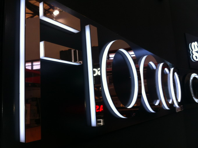 SIDE LIT STAINLESS LETTERS
