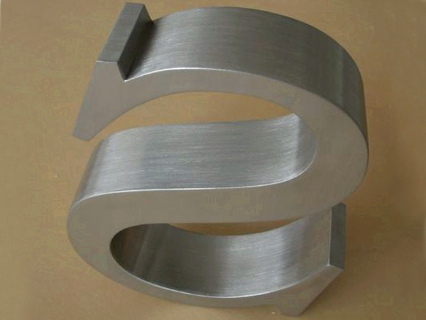 STAINLESS LETTERS NON-ILLUMINATED